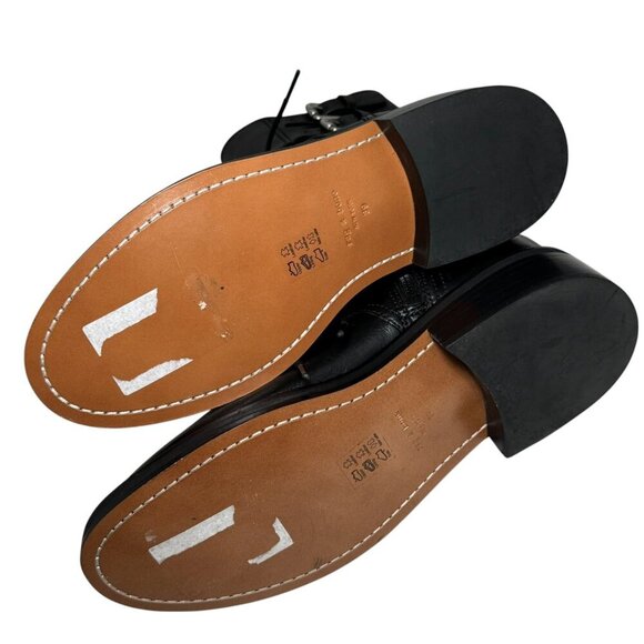 RAG & BONE RB Leather Buckle-Cuff Moto Boots Size 39, 9 NEW $675 - Picture 6 of 6